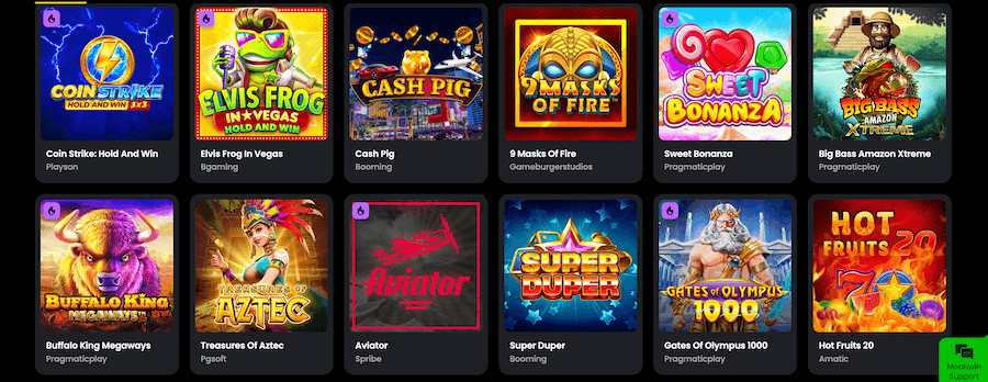 moonwin casino games